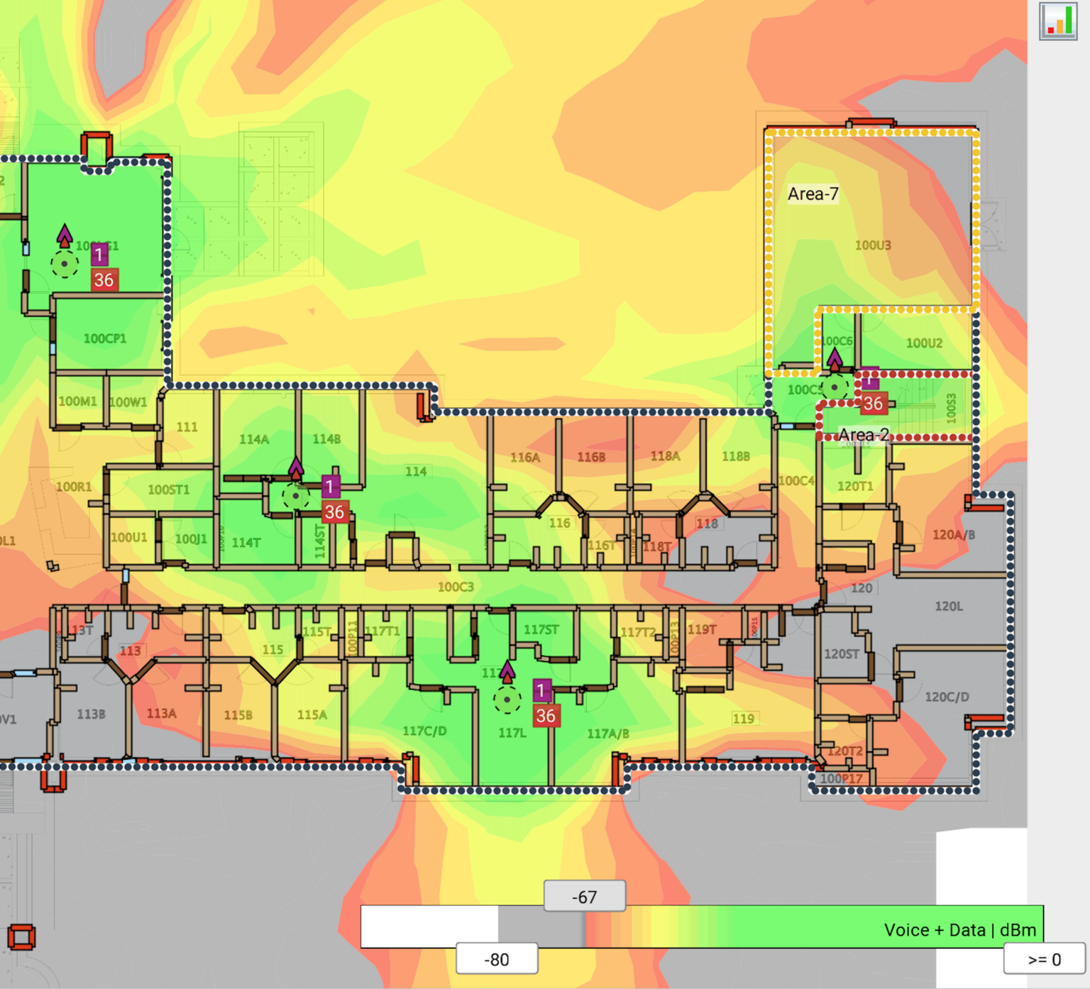 EXPERT WIFI SURVEY HEAT MAP